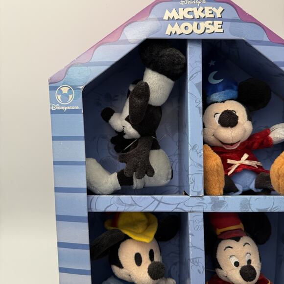 NIB Disney Store Legendary MICKEY MOUSE Studio Collection Mini Plush RARE SET - Picture 5 of 7